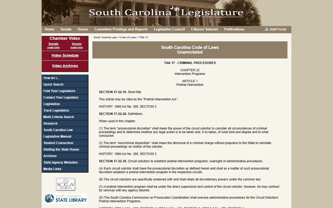 Laurens County criminal court records South Carolina expungement statute