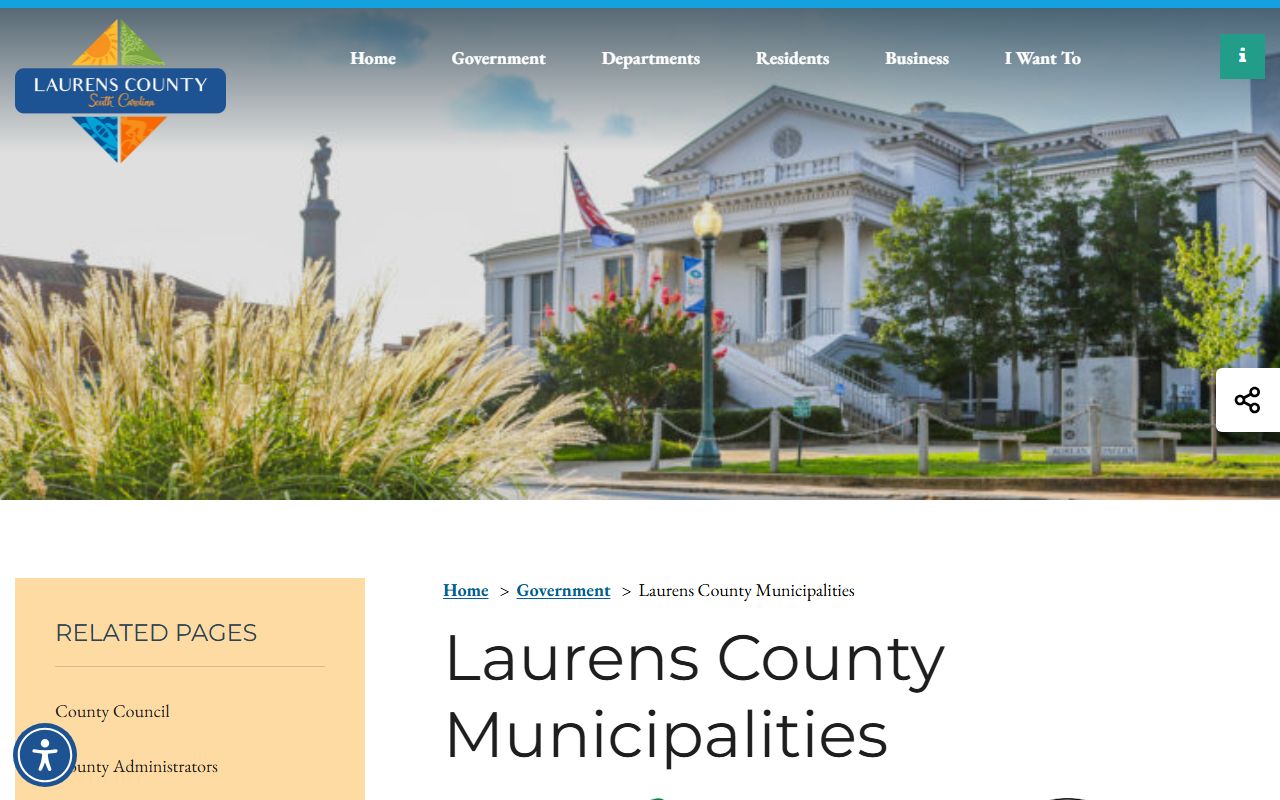 Laurens County traffic court records municipal court contacts